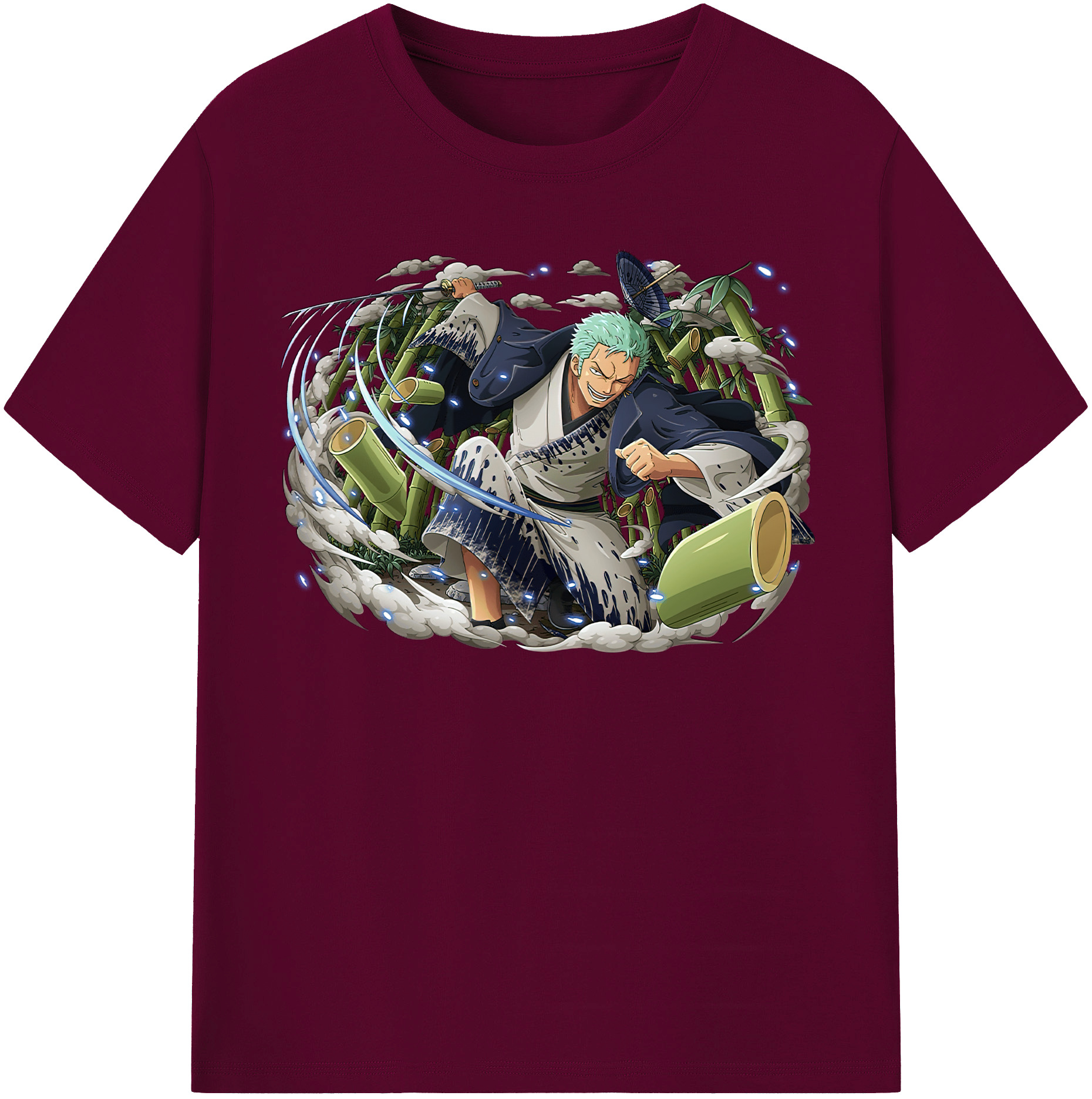 ワンピース ロロノア・ゾロ ONE PIECE Roronoa Zoro レディースカジュアルプリントTシャツ（綿100％）